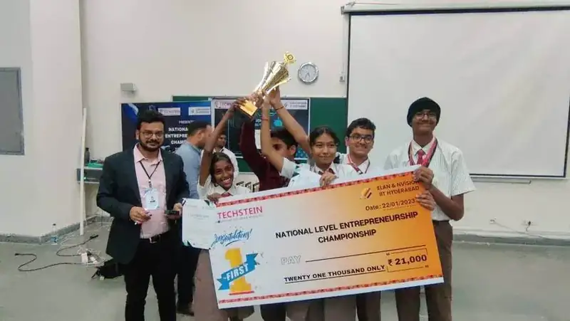 National Level Entrepreneurship Championship winners at IIT Hyderabad